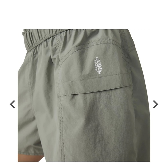 Free People FP Movement Women's In The Wild Shorts Green - Picture 4 of 5